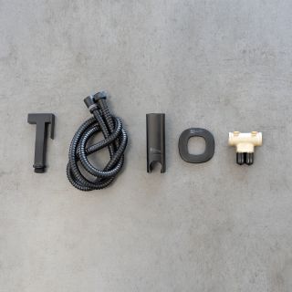 Гигиенический душ со смесителем Lemark Solo LM7172BL чёрный